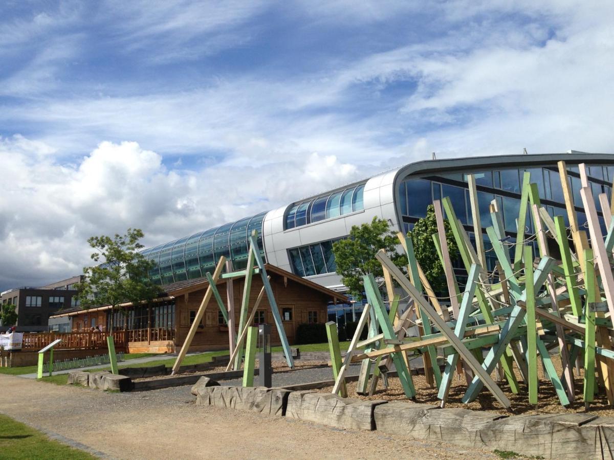 Kameha Grand Bonn Bona Exterior foto The new library